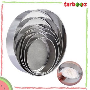Flour Sifter Stainless Steel Round Strainer Set Online In Pakistan